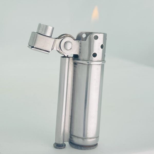 Working Dunhill Oil lighter silver without box