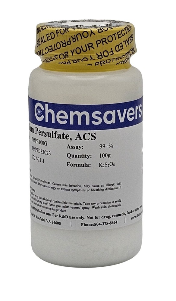Potassium Persulfate, ACS, 99+%, 100g