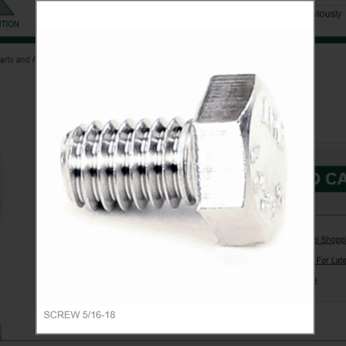 SCREW 5/16-18 #1011448-35