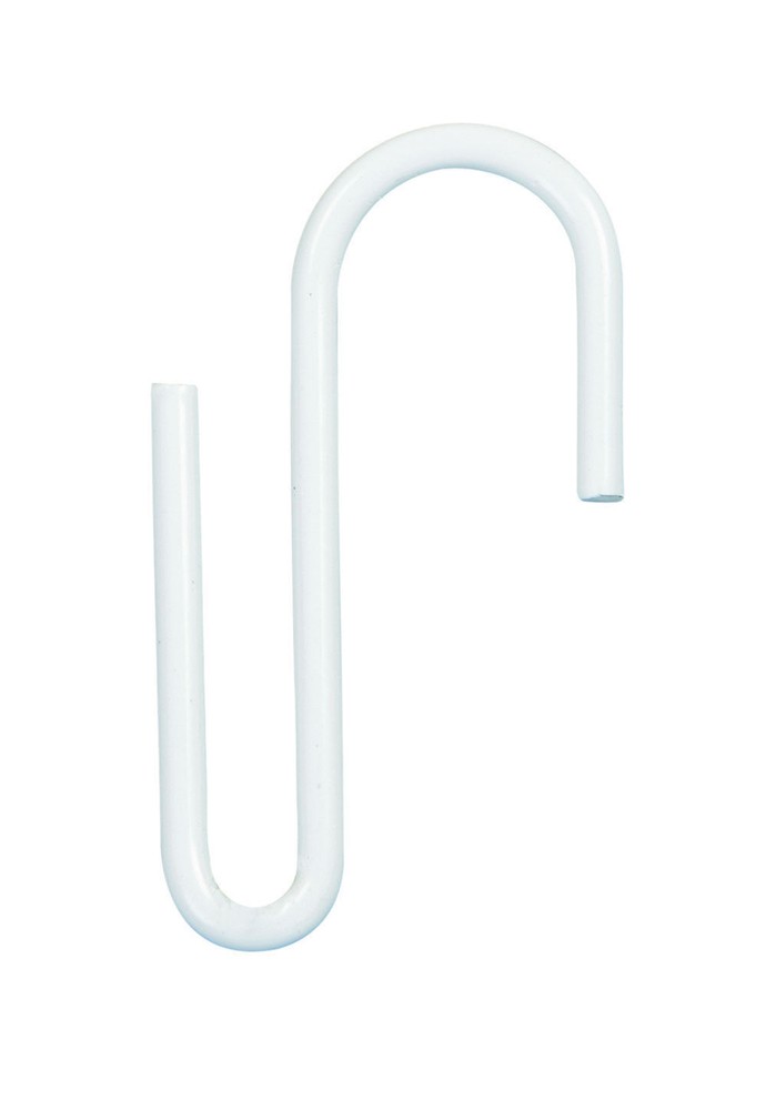 100 White Wire Grid Display Hooks Hook Panels Merchandise Handbag Purse Impulse