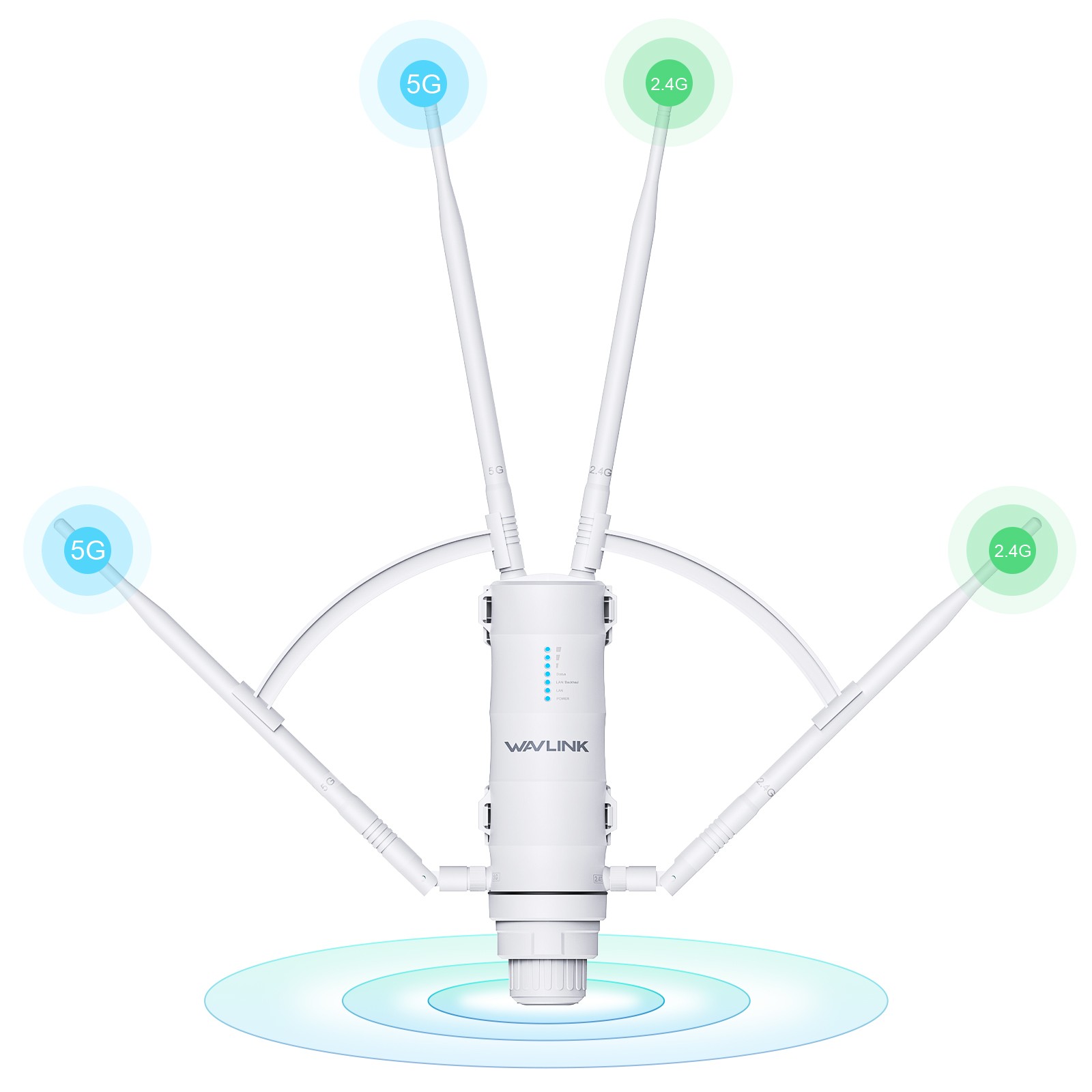 Long Range Outdoor WiFi Extender N300/AC1200 WiFi Repeater Signal Booster Router