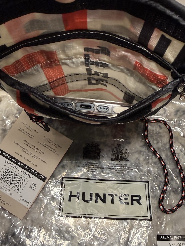 Hunter Orginal Packable Phone Pouch NEW WITH TAGS Hunter Red🔥