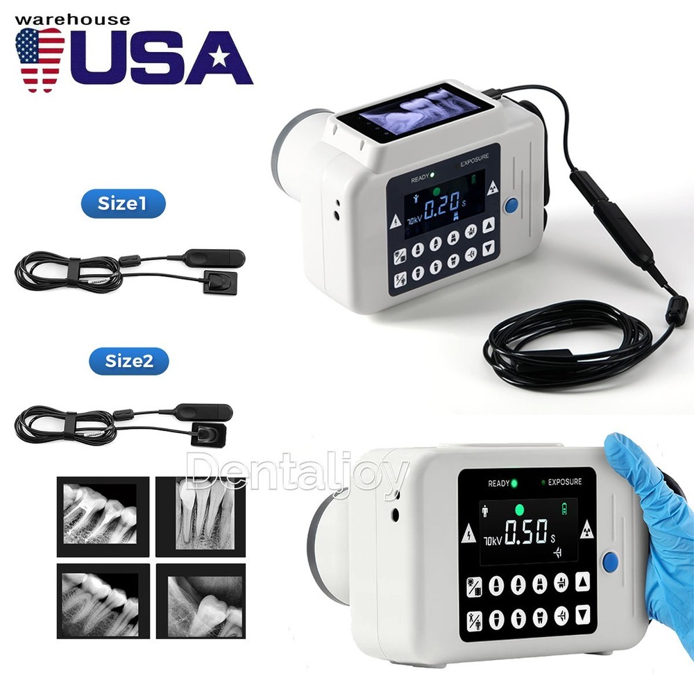 Dental X Portable Unit Ray Machine with LCD Screen no Shield / Sensor 1/2 Rayos