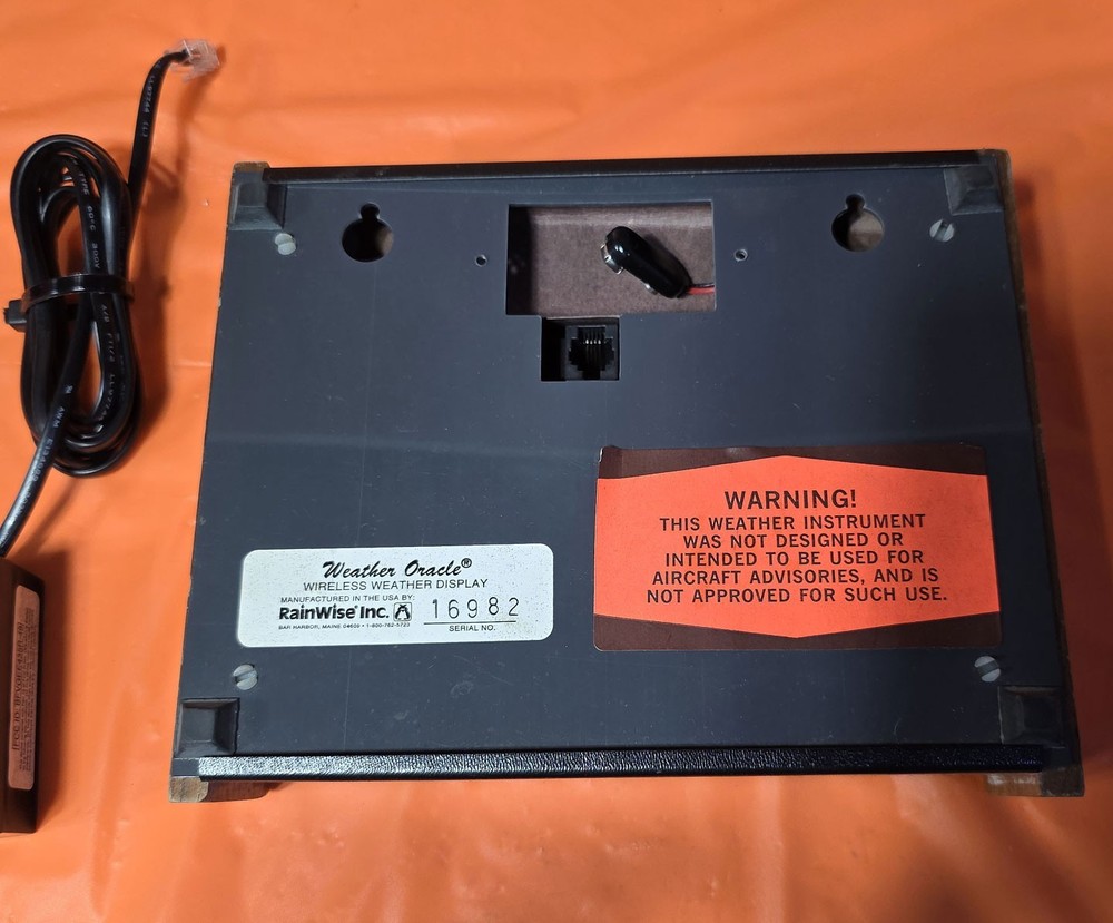 Rainwise Weather Oracle Display & Attachment - WoW L@@K!!