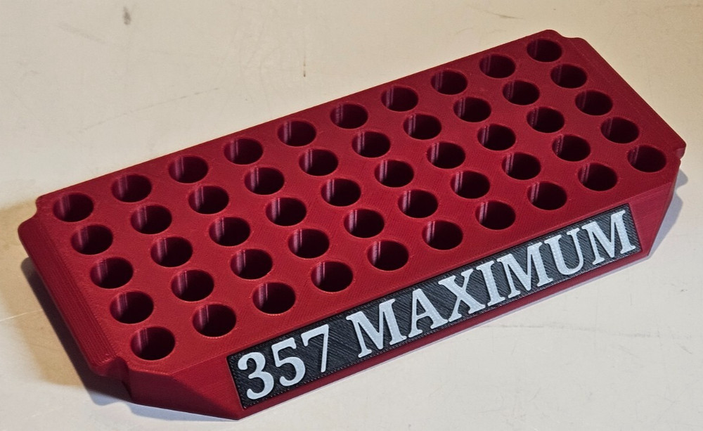 Reloading Tray for 357 Maximum or similar size - Select Color