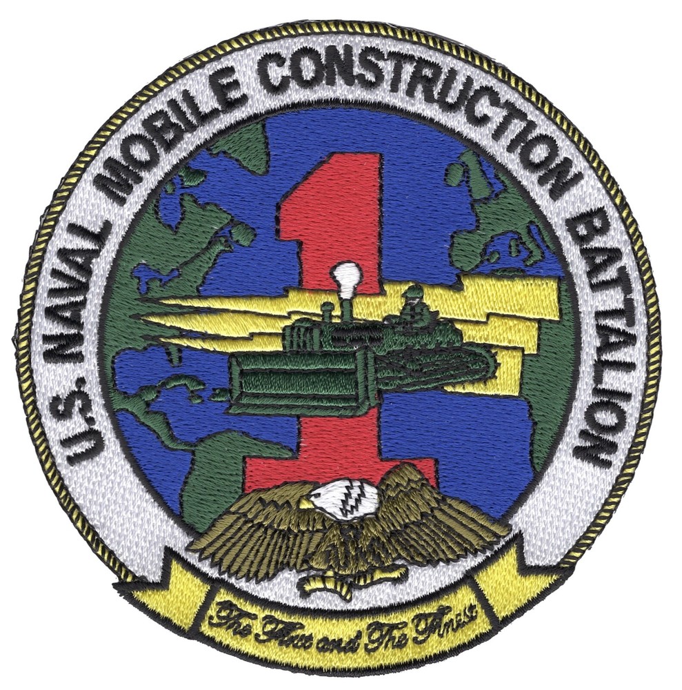 1st Naval Mobile Construction Battalion Patch