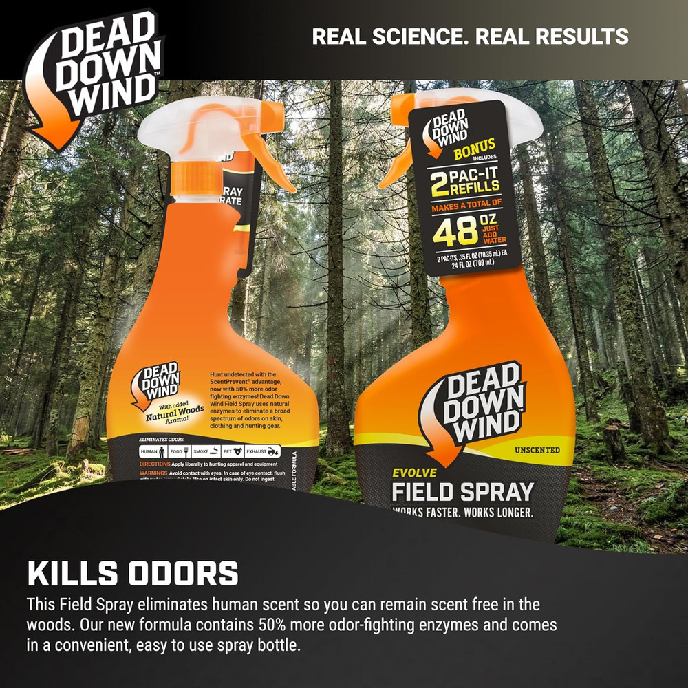 Evolve Field Spray (24Oz Bottle and 2 Pac-It Refills)