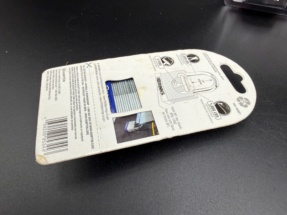 3 New Padlocks Brinks Master Lock TSA Combo Steel High Security Set