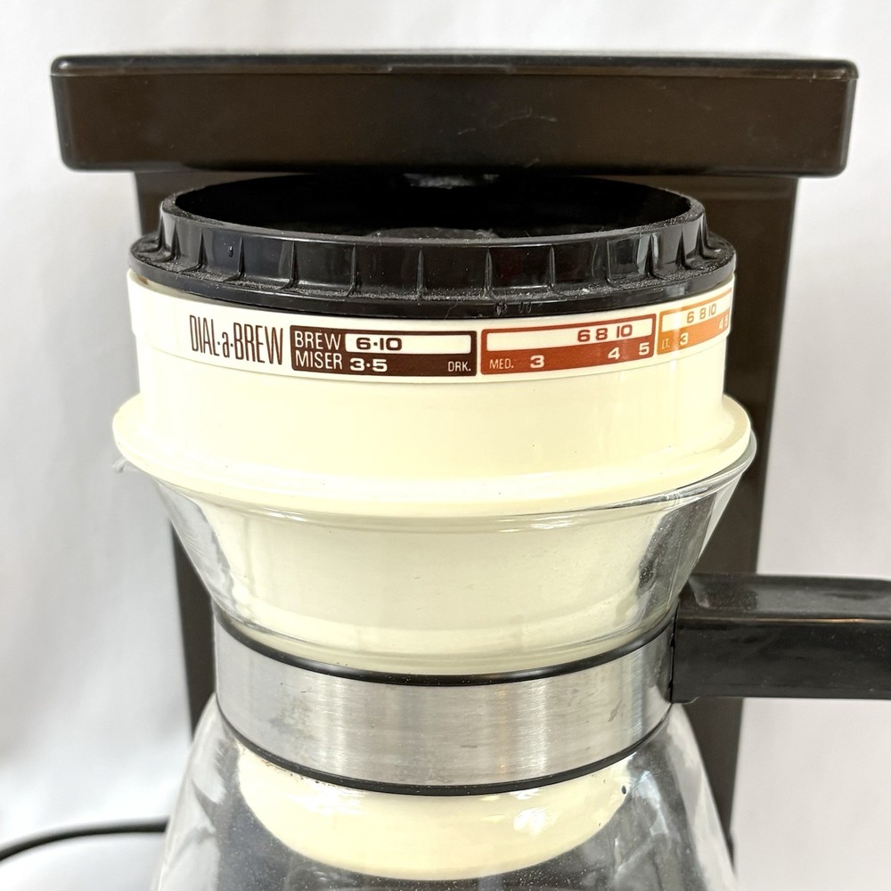 VTG Norelco Dial-a-Brew 10 Cup Coffee Maker Machine Automatic Drip