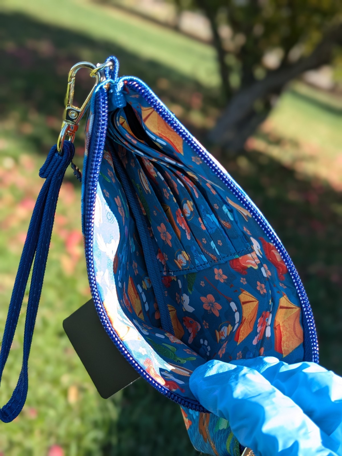 Disney Loungefly Stitch Camping Cuties Wristlet (NWT)