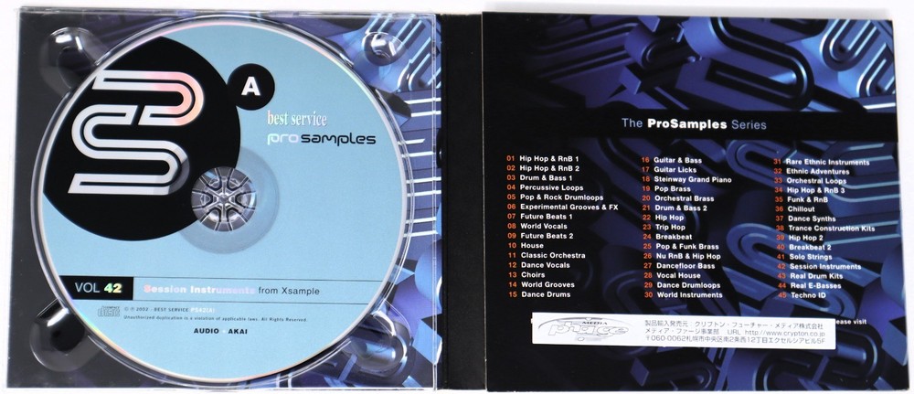 Best Service Pro Samples 42 Session Instruments Sample/Sound Library/Sampling CD