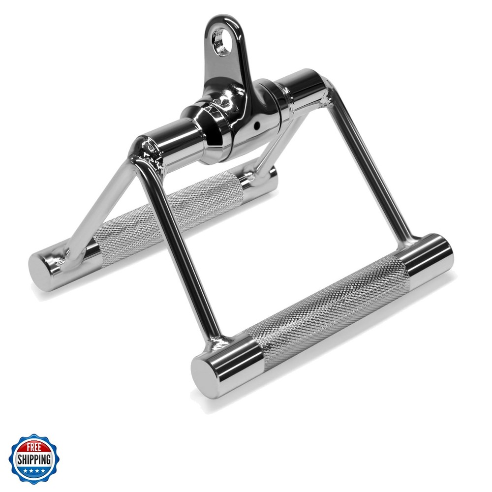 Cable Machine Attachment, Double D Handle & Tricep Rope Cable Attachment, Wei...