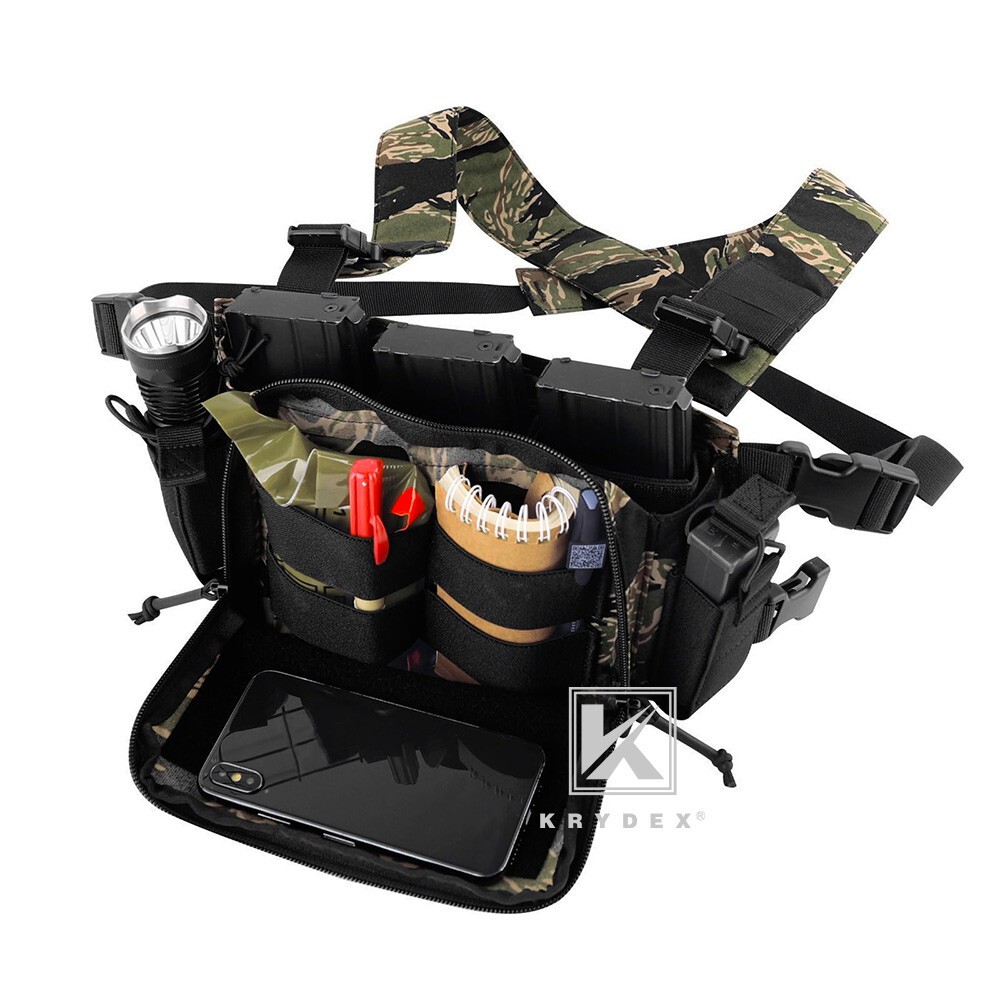 KRYDEX Tactical D3CR Chest Rig Harness D3 Flatpack Backpack MOLLE Rucksack GT