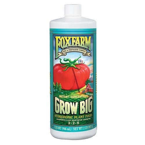 FoxFarm Grow Big Hydro Liquid Concentrate / quart