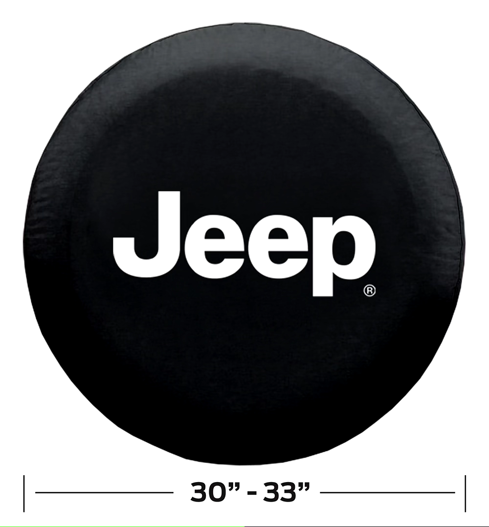 ⭐️⭐️⭐️⭐️⭐️ NEW Jeep Rear SPARE TIRE COVER fits 30" to 33" Spare Tires BEST GIFT