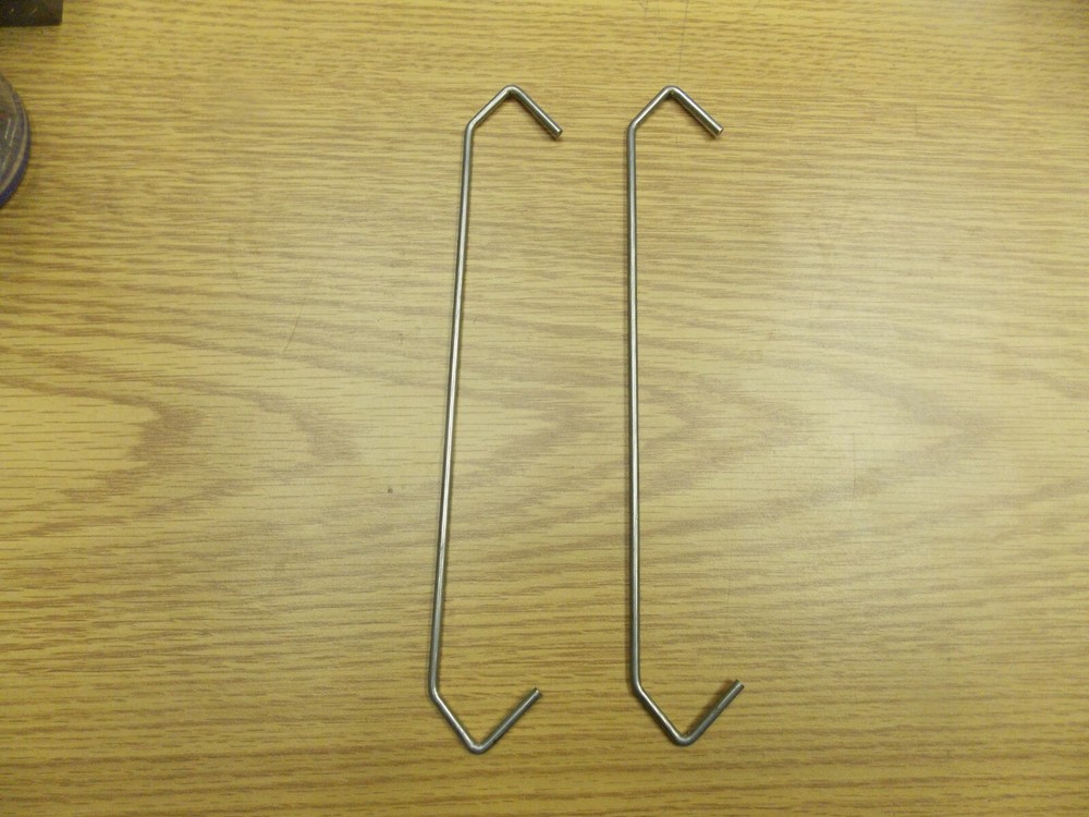 POWDER COATING HOOKS 7  V V .120  50 PCS