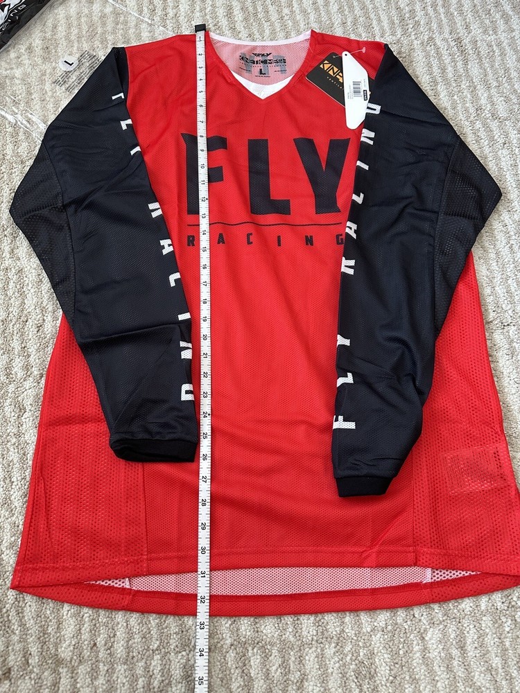 FLY Kinetic Mesh - Red/Black (Large)