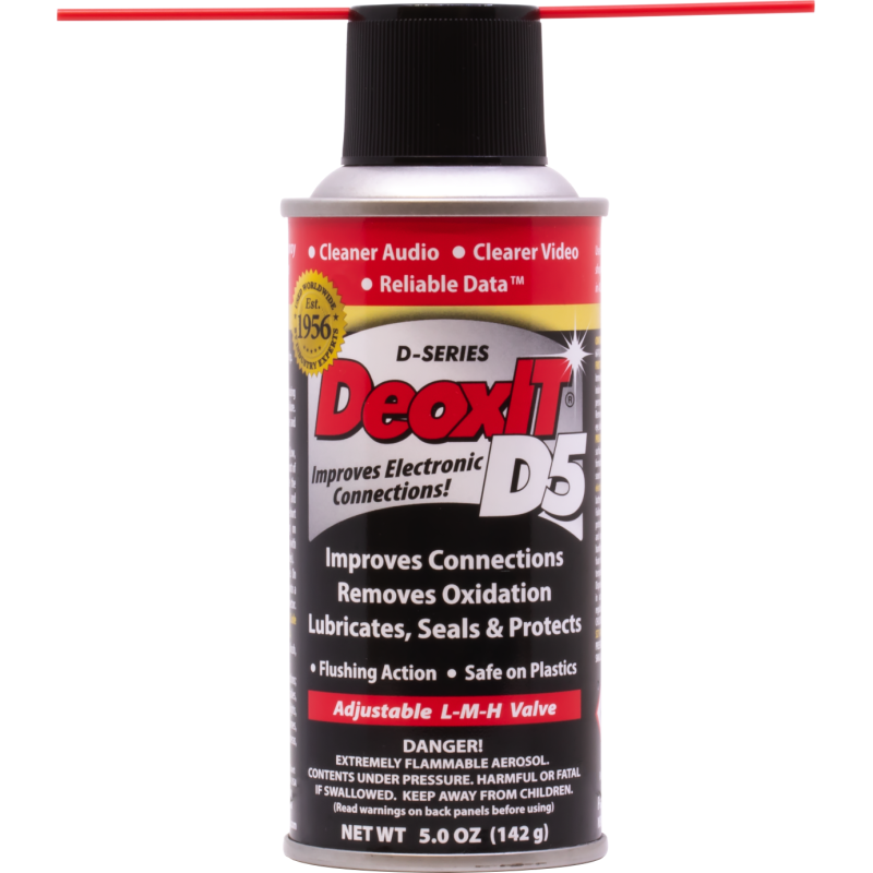 DeoxIT®, Caig, D5 Spray, Low-Medium-High Spray