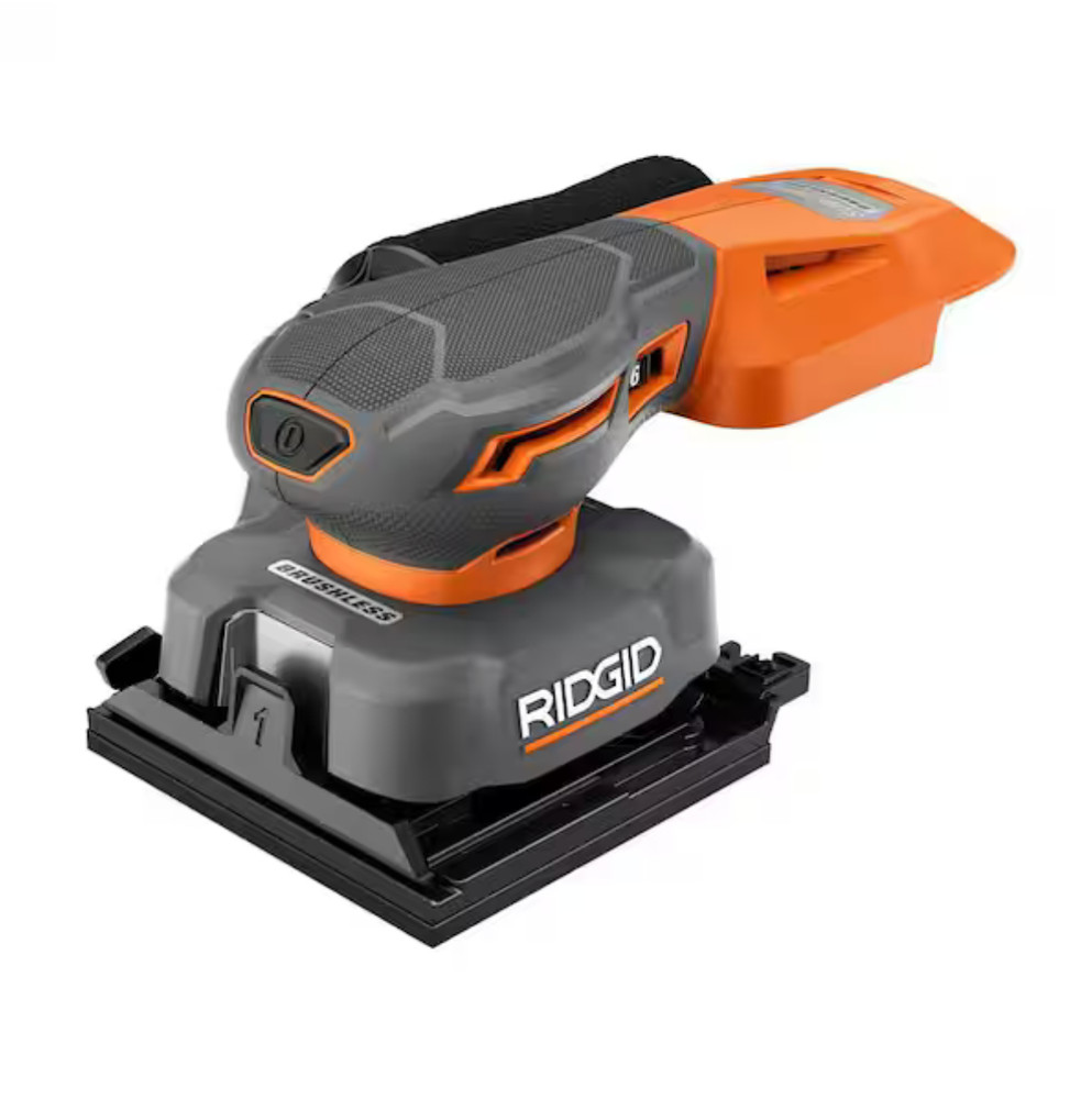 RIDGID 18V SubCompact Brushless Cordless 1/4 Sheet Sander (Tool Only)