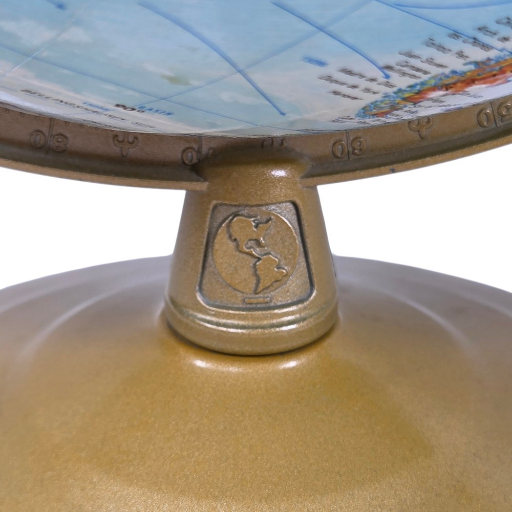 Replogle World Scholar Series 9 Inch Rotating Tabletop Topographical Globe