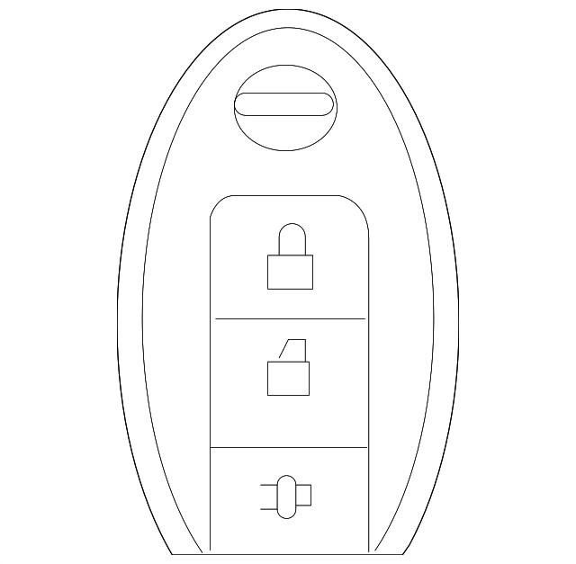 Genuine Nissan Keyless Entry Transmitter 285E3-5MR1E