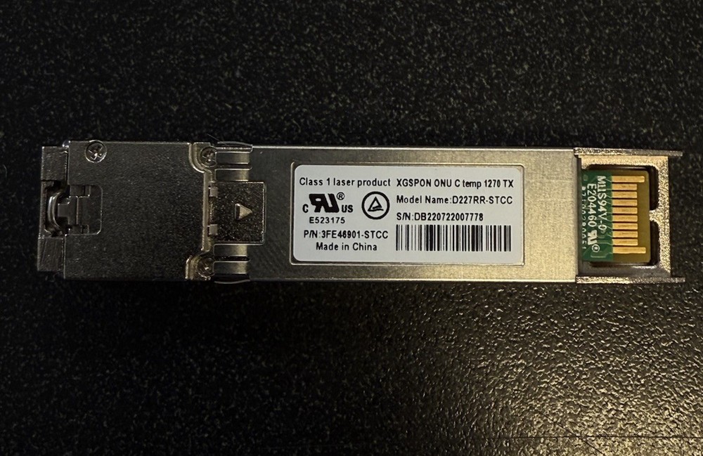 XGSPON ONU C Temp 1270 TX D227RR-STCC Transceiver Module