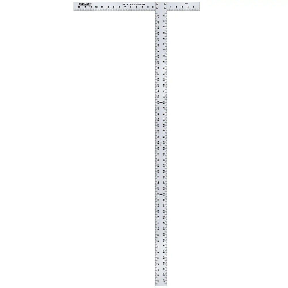 Johnson Level Aluminum T-Square – Measuring & Layout Tool