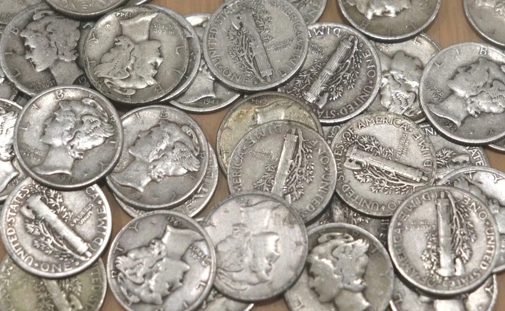 90% Silver Mercury Dime, Random Dates, Choose How Many!