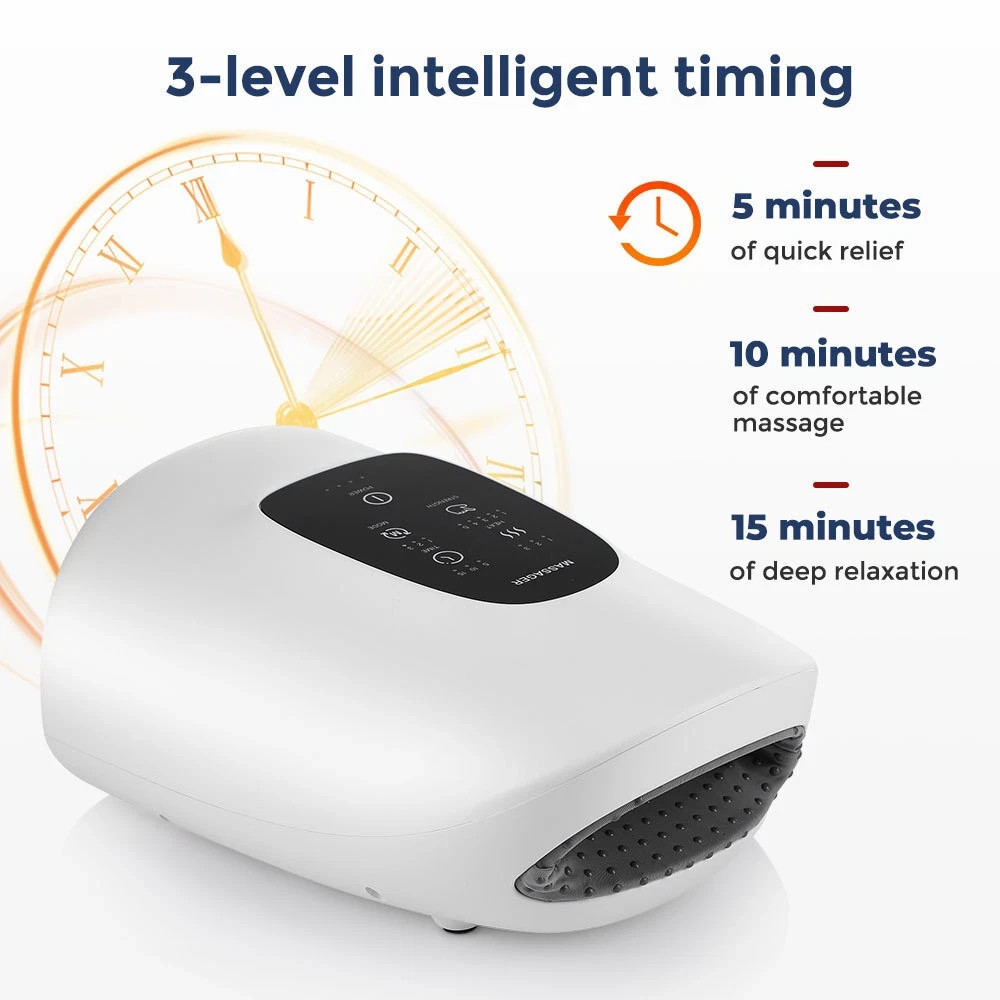 Hand Massager with Heat and Compression - Personal Massage Machine