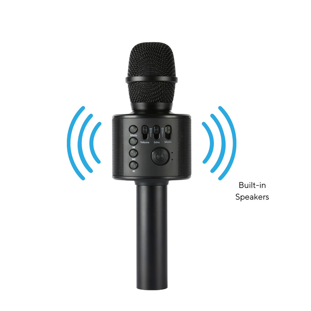 Core Innovations Wireless Bluetooth Karaoke Microphone, Built-in Speakers, HD