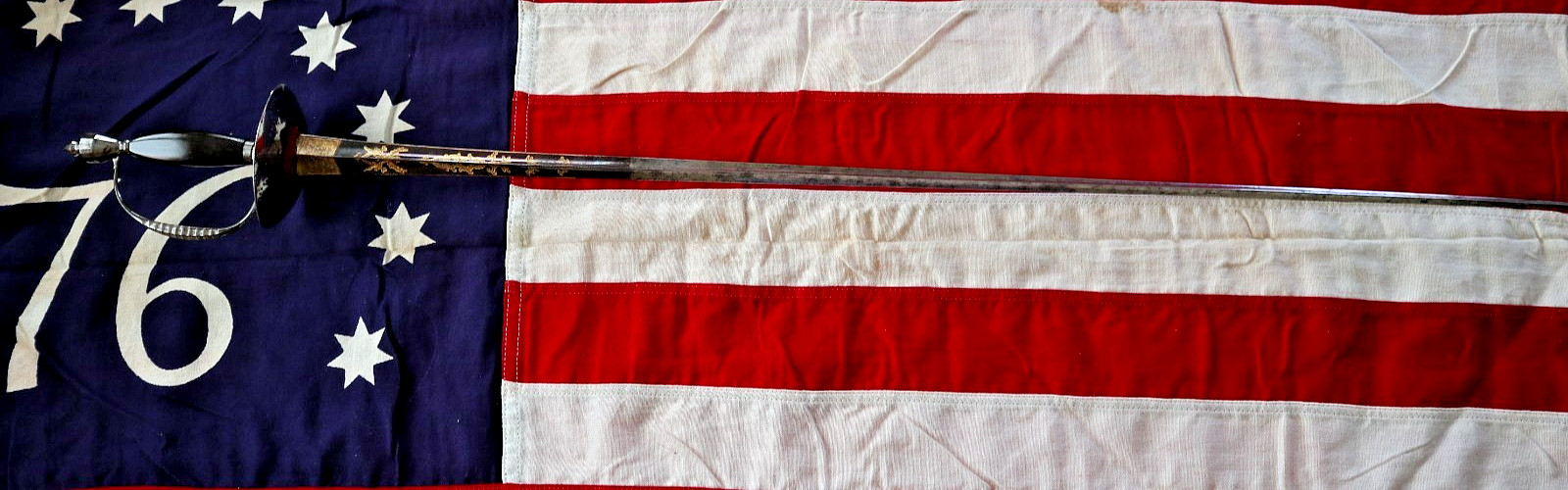 AMERICAN FRENCH INDIAN WAR REVOLUTIONARY WAR STEEL HILT RAPIER SWORD CA 1765