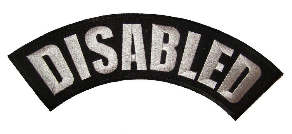 DISABLED Large Rocker Patch