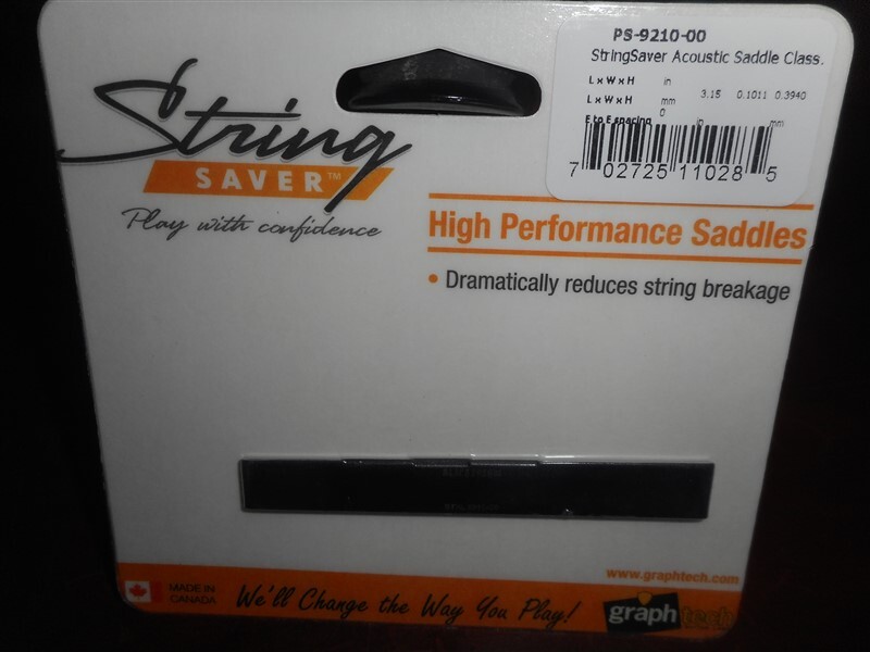 NEW Graph Tech String Saver Compensated Classical Saddle Tall, #PS-9210-00