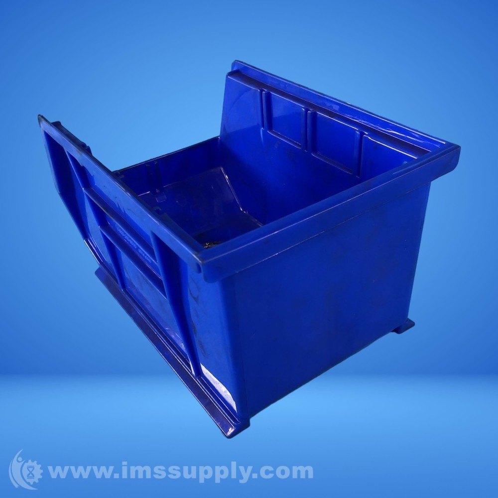 Uline S-20581 Blue Stackable Storage Bin USIP