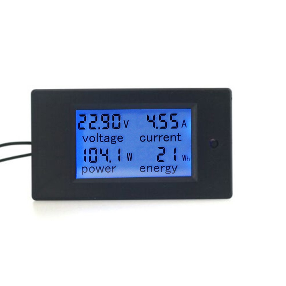 DC 20A 100V LCD Digital Volt Voltage Watt Current Power Meter Ammeter Voltmeter·