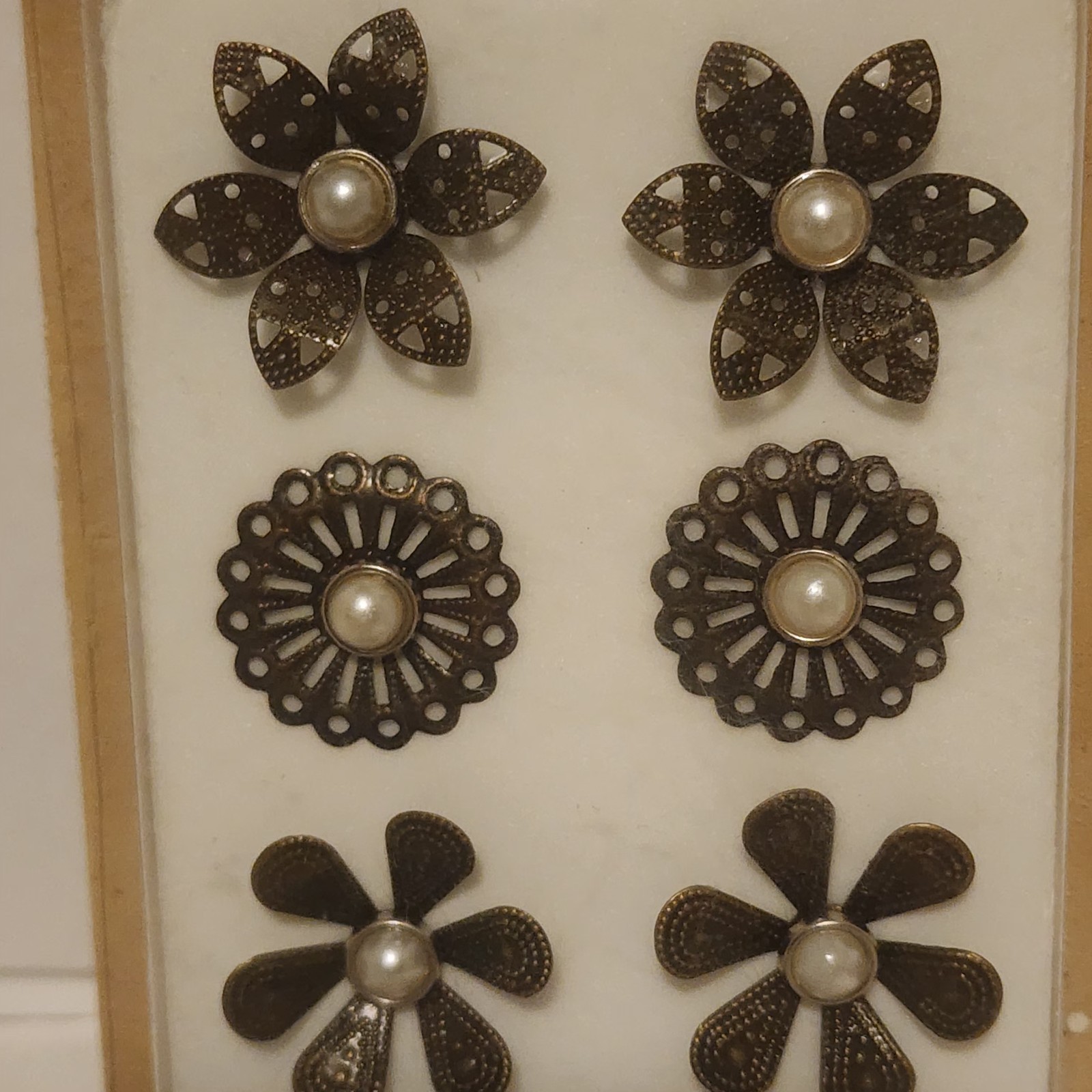 SPARE PARTS by The Paper Studio Brads and Buttons - Lot of 5