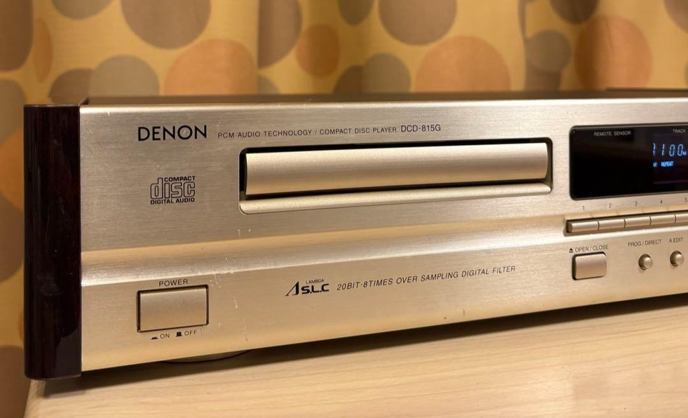 DENON DCD-815G Gold CD Player Hi-Fi Separate Audio Component Verified Working