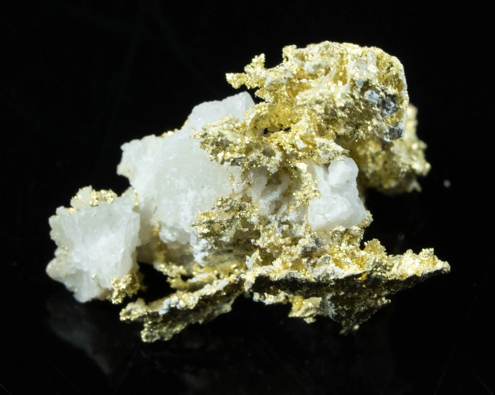 #OM-166 Crystalline Gold Nugget Specimen 1.11 Grams Oriental Mine Sierra County