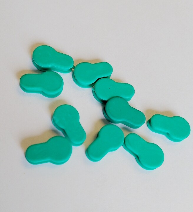 Pack 30! GREEN Rubber Protector Cover for KeyMod Rail key mod