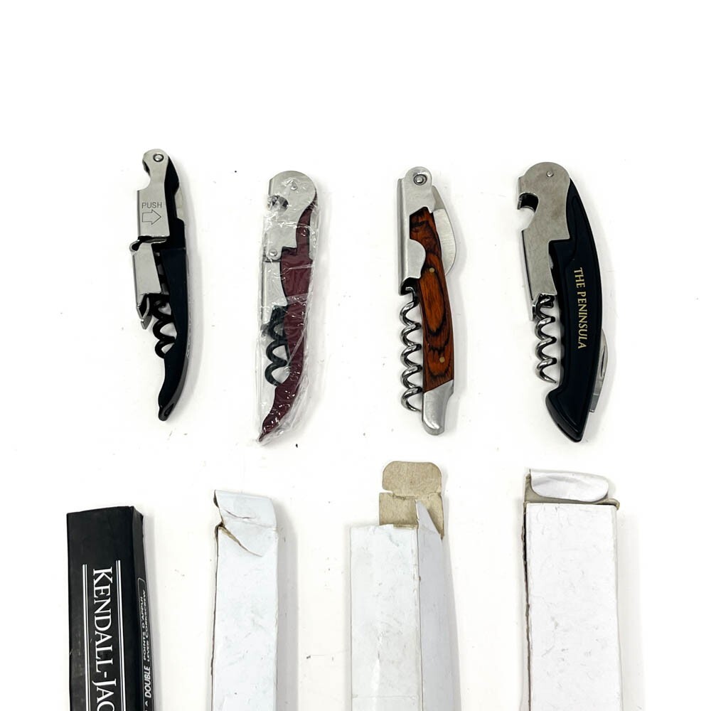 Kendall Jackson and Unbranded Customized Waiter's Friend Corkscrew, 4 Pcs