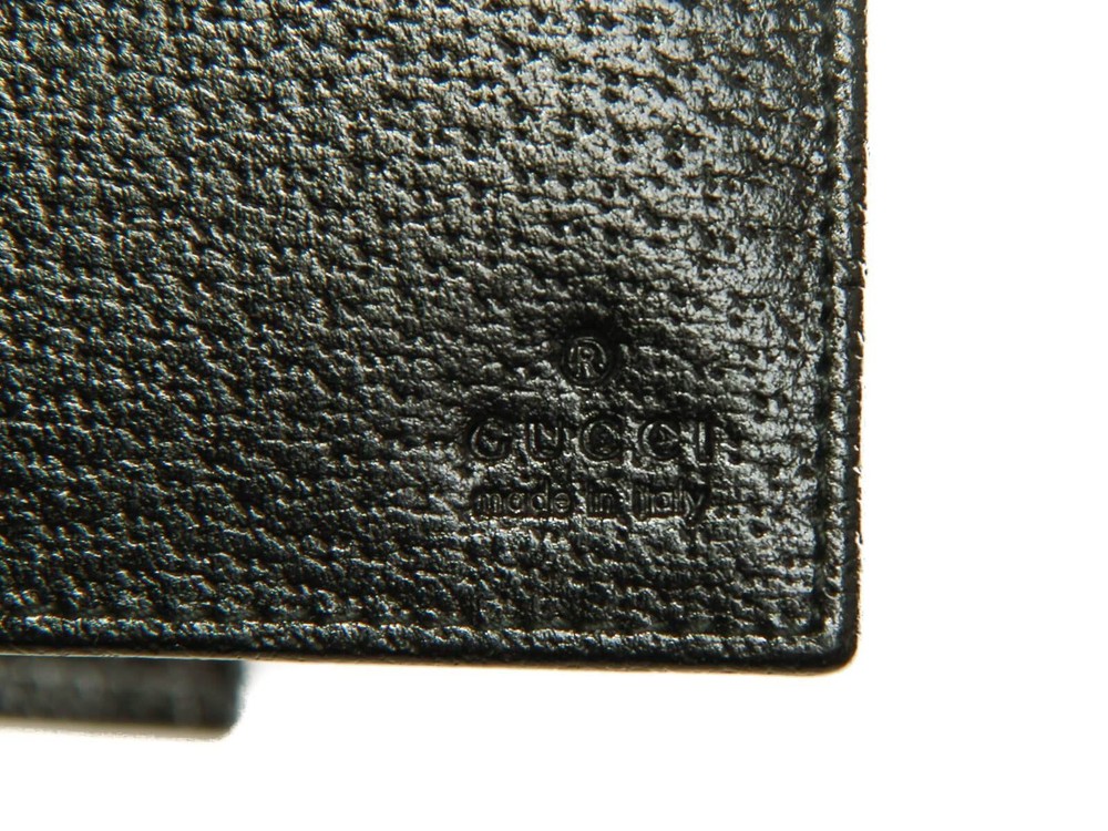Authentic Gucci Black Leather Agenda Notebook