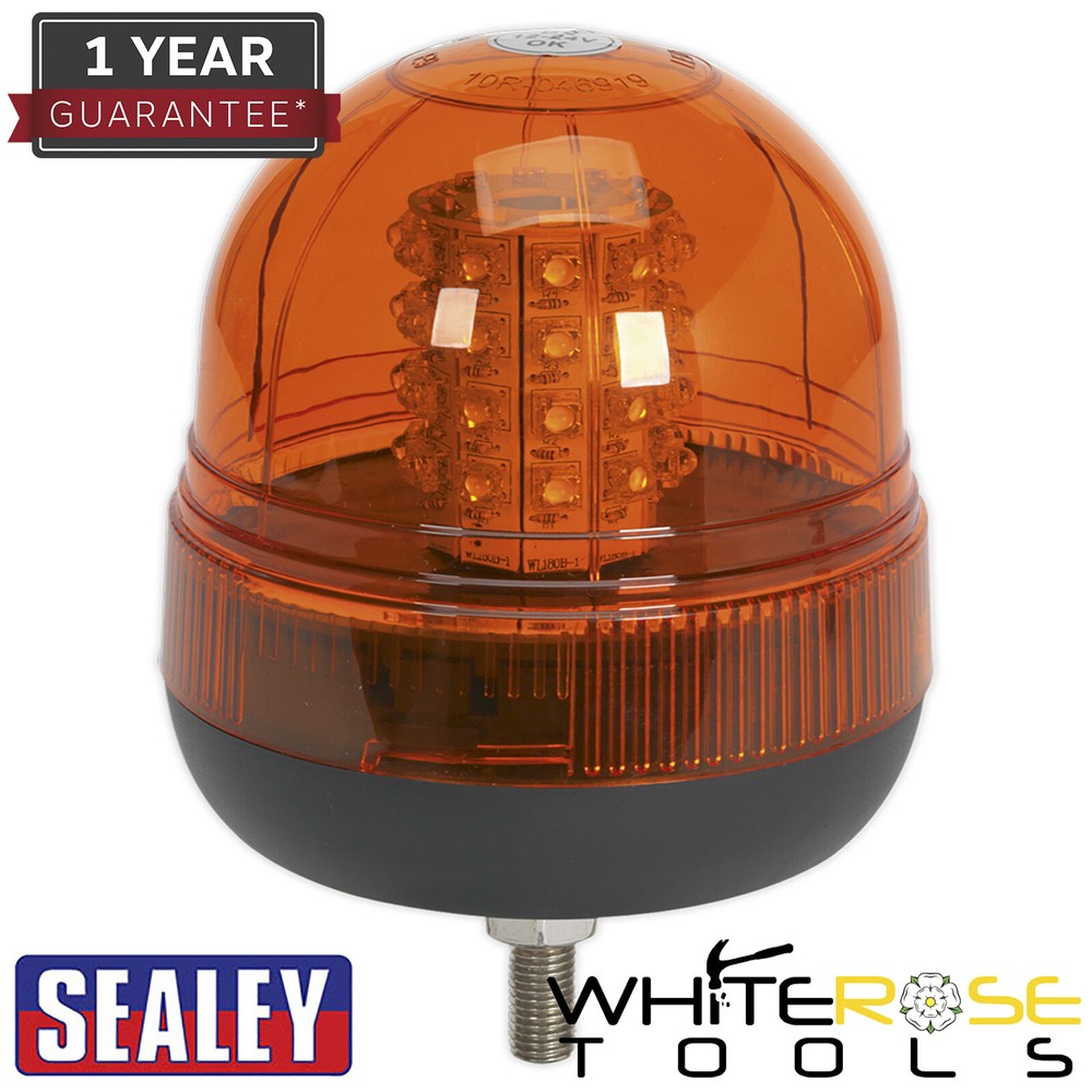 Sealey 12V/24V LED Warning Beacon with 12mm Bolt Fixing