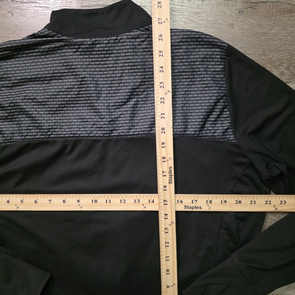 Adidas Golf Full Zip Jacket Men’s XL Black Gray Performance Layer