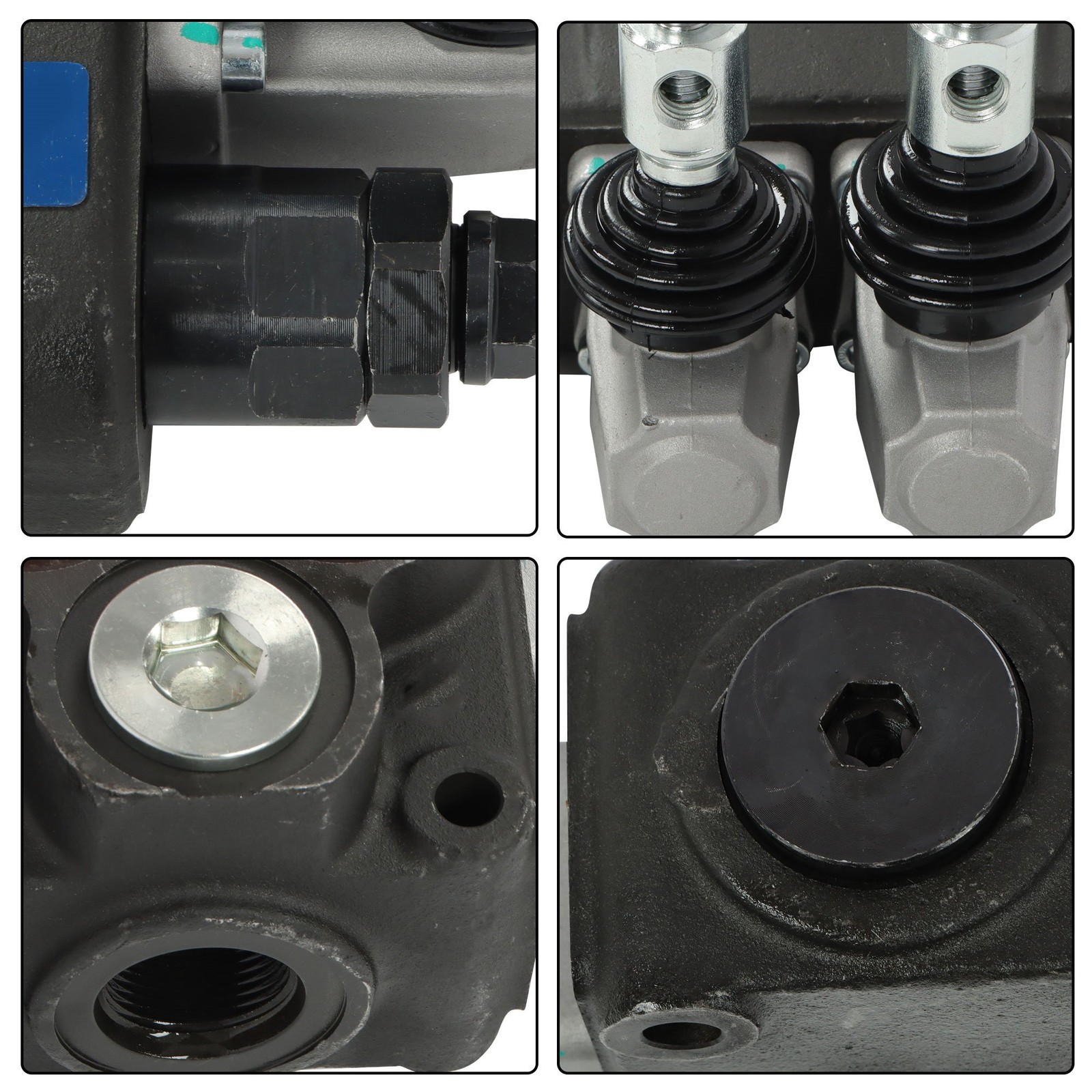 2 Spool Hydraulic Control Valve 32 GPM 3600PSI Open Center