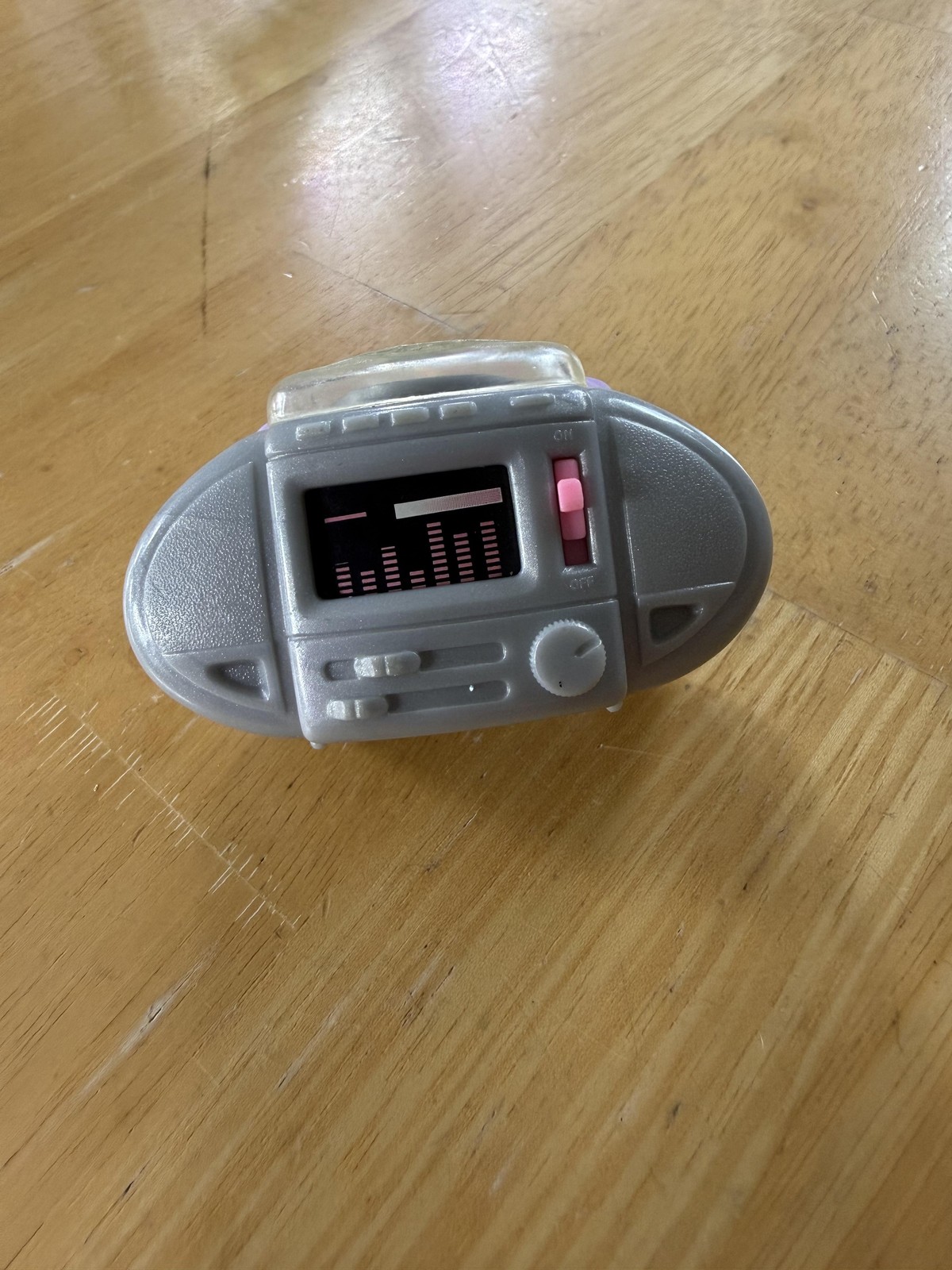 Vintage Mattel Barbie Boombox Radio Wind-Up Toy Accessory Gray Purple Doll