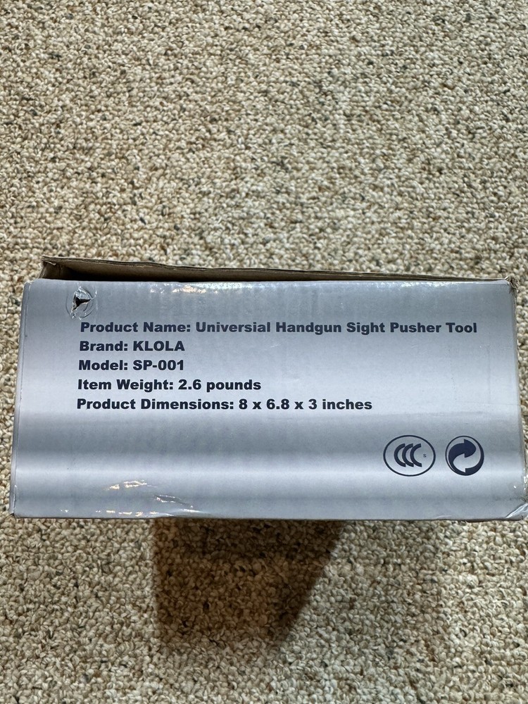 Universal Handgun Sight Pusher Tool