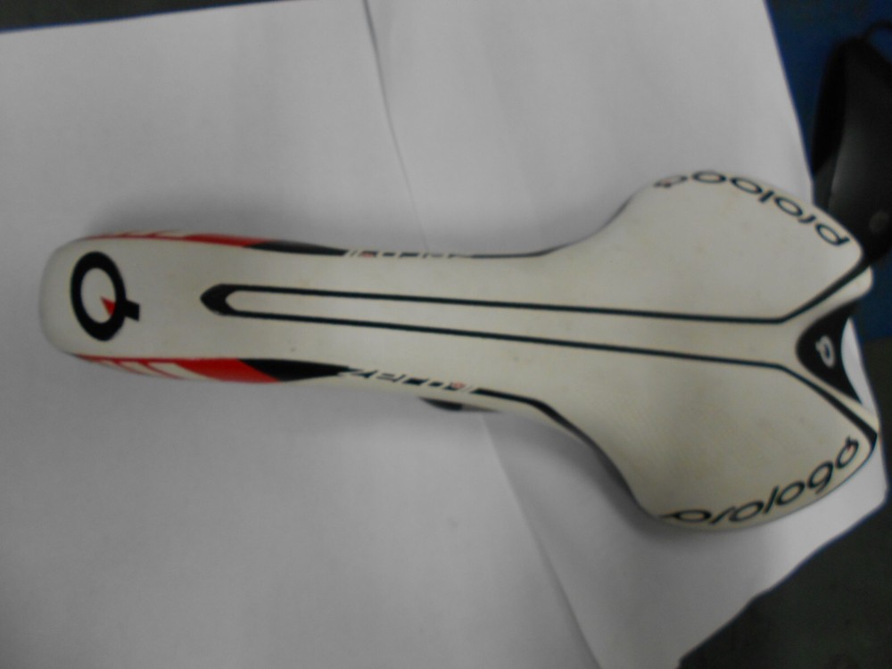 PROLOGO ZERO O TITANIUM TI RAIL WHITE RACING SADDLE