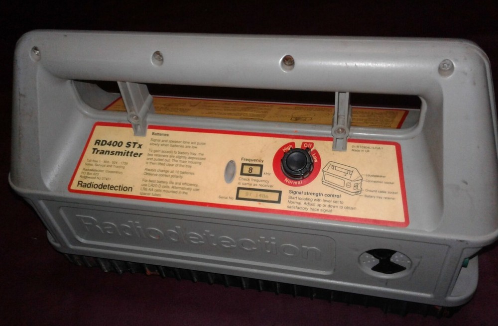Radiodetection RD400STx Transmitter 8kHz. Our #1