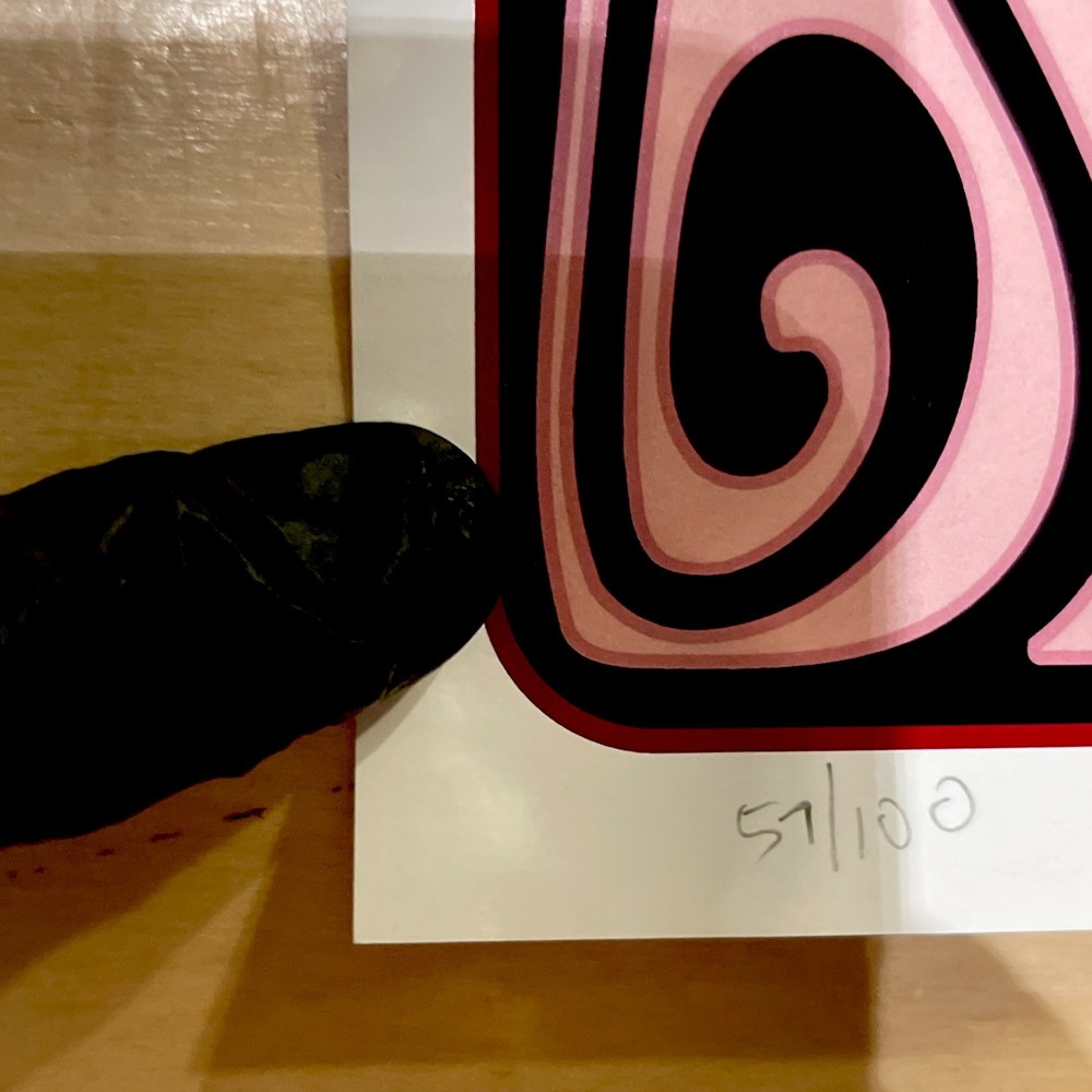 Tara McPherson Apples in Stereo Poster 2003 signed and numbered original #57/100