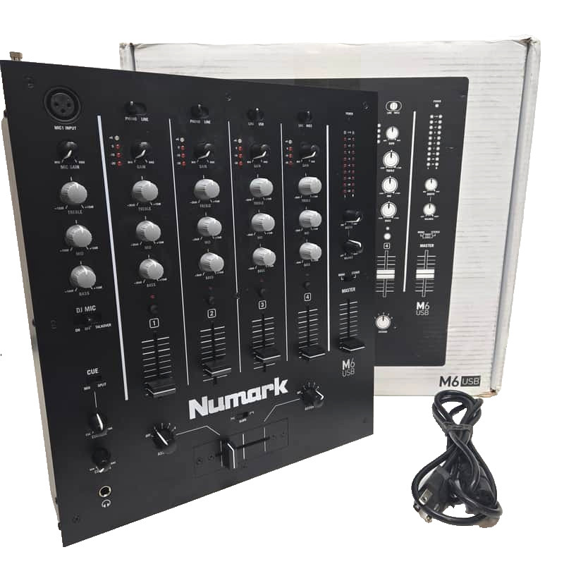 Numark M6 USB 4 Channel Mixer